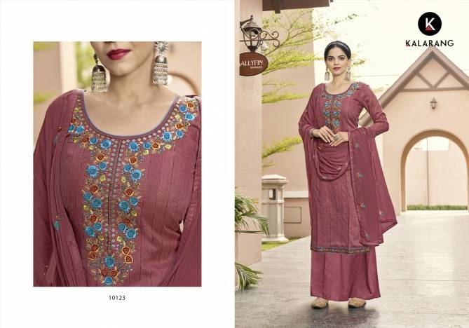 Dulhan Kalrang Function Wear Wholesale Designer Silk Dress Material Catalog